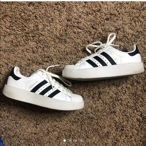 Adidas superstar bold platform
